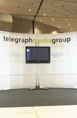 AV equipment at an event