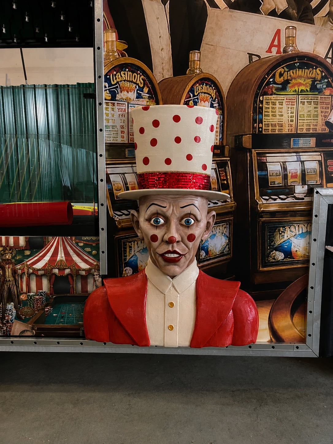 The clown from the carnival float, 3D printed