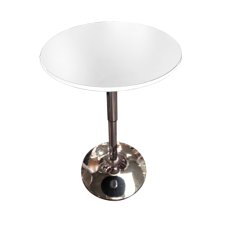 Round cocktail table hire (height-adjustable)
