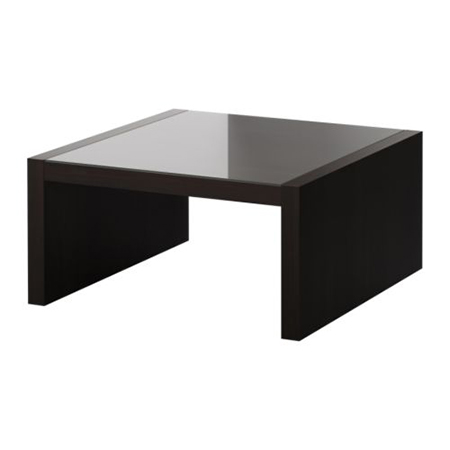 Black coffee table hire (Expedit)
