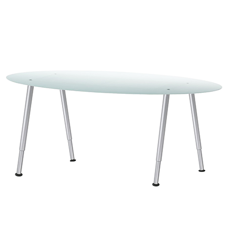 Glass meeting table hire (Galant)