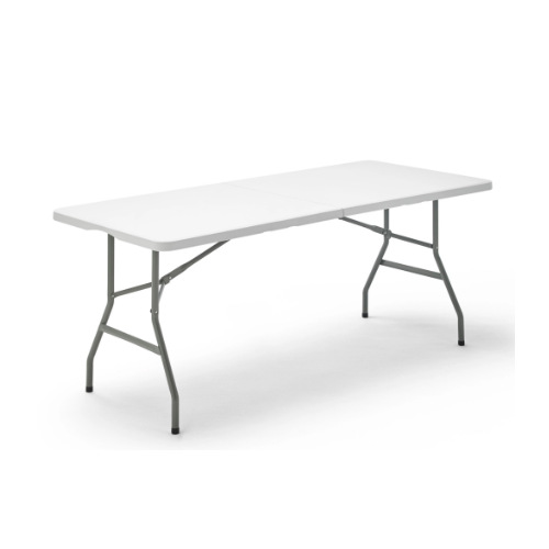 White folding table hire